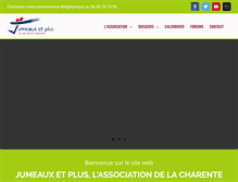 Tablet Screenshot of jumeauxetplus16.org